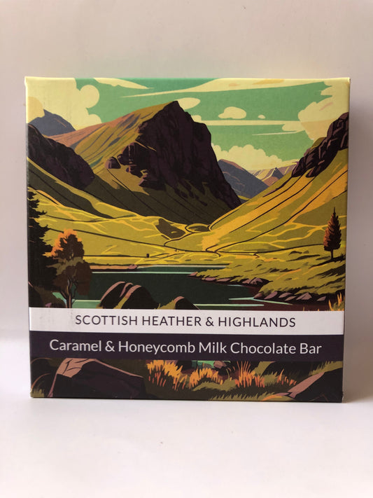 Coco Pzazz - Caramel & Honeycomb (Milk Chocolate Bar 80g)