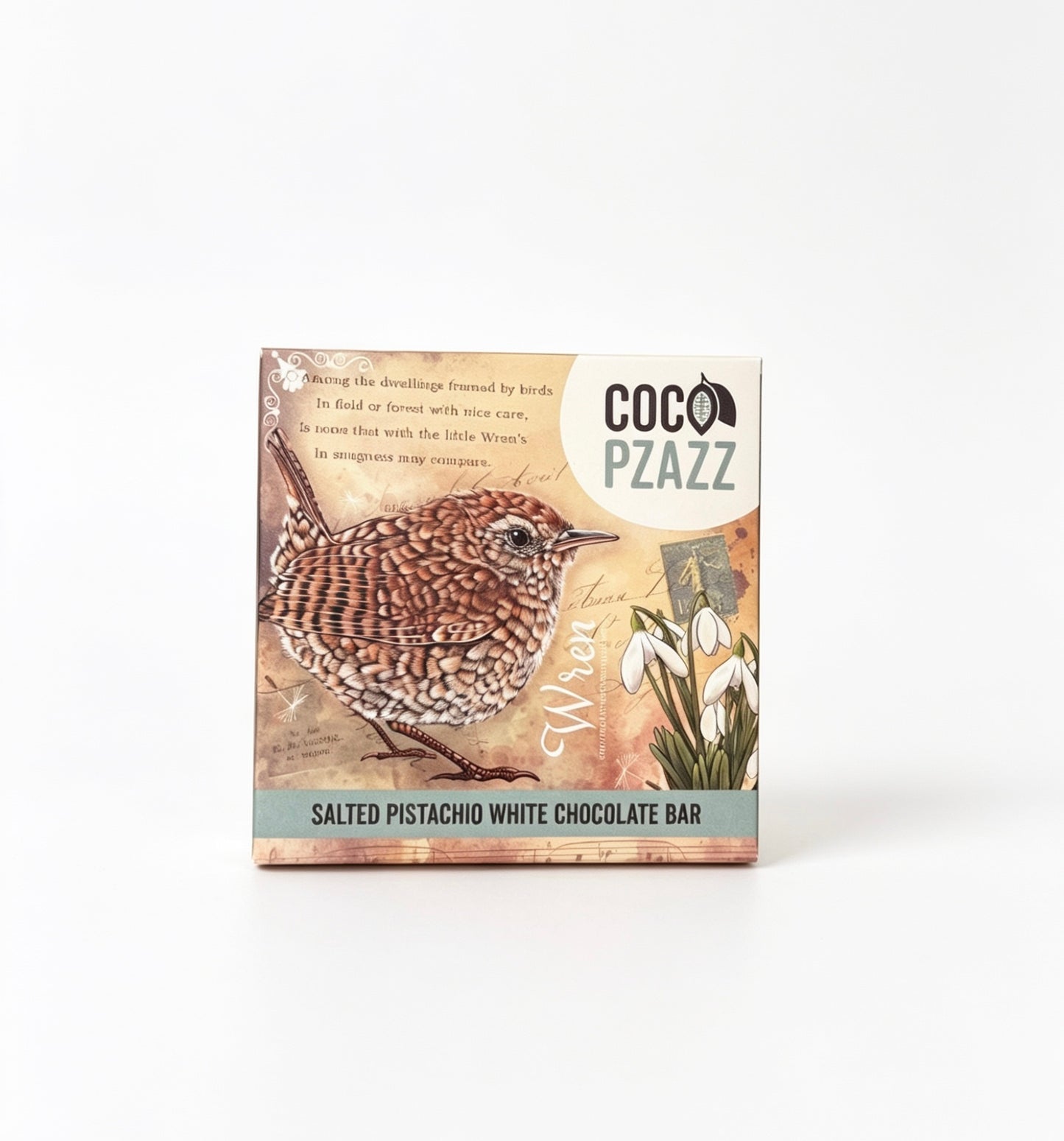 Coco Pzazz - Salted Pistachio White Chocolate (80g)