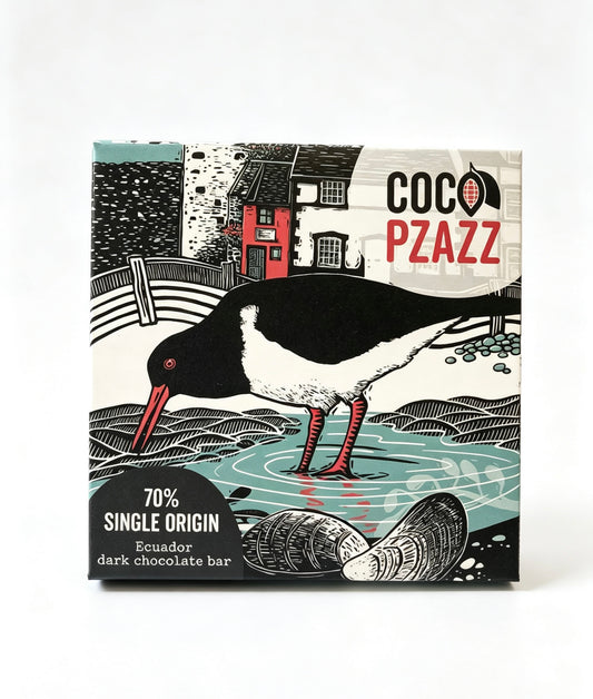 Coco Pzazz - 70% Single Origin (Ecuador Dark Chocolate Bar 80g)