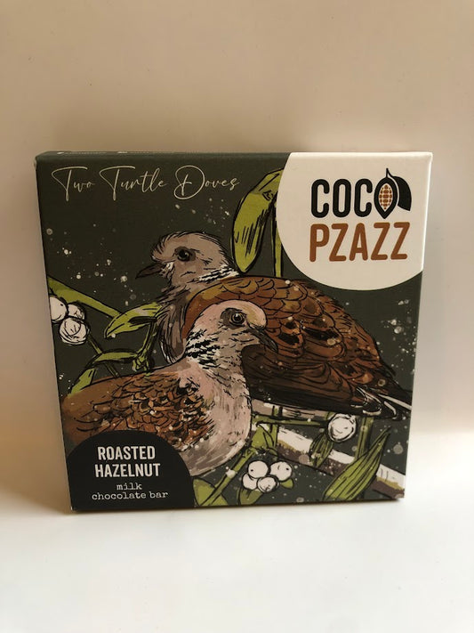 Coco Pzazz - Roasted Hazelnut (Milk Chocolate Bar 80g)