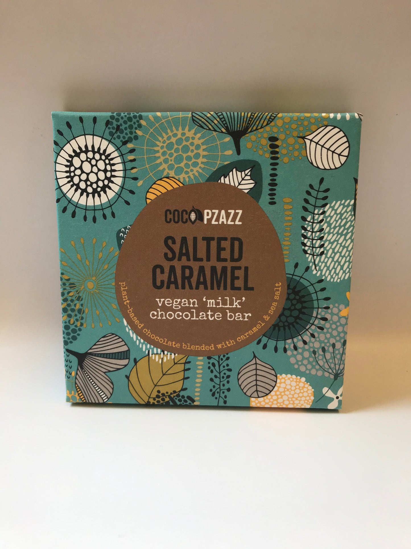 Coco Pzazz - VEGAN Salted Caramel ('Milk' Chocolate Bar 80g)