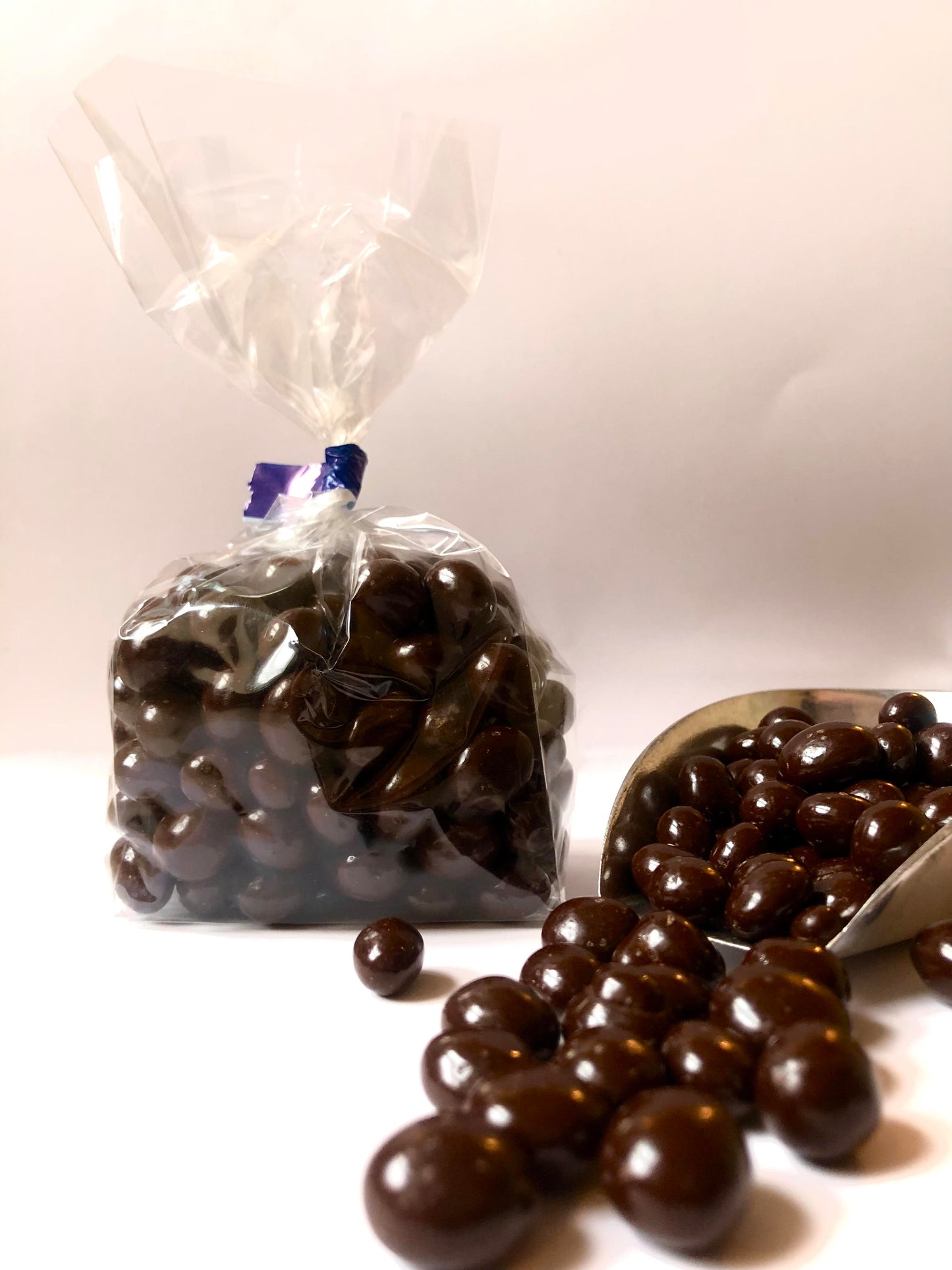 Chocolate covered coffee beans